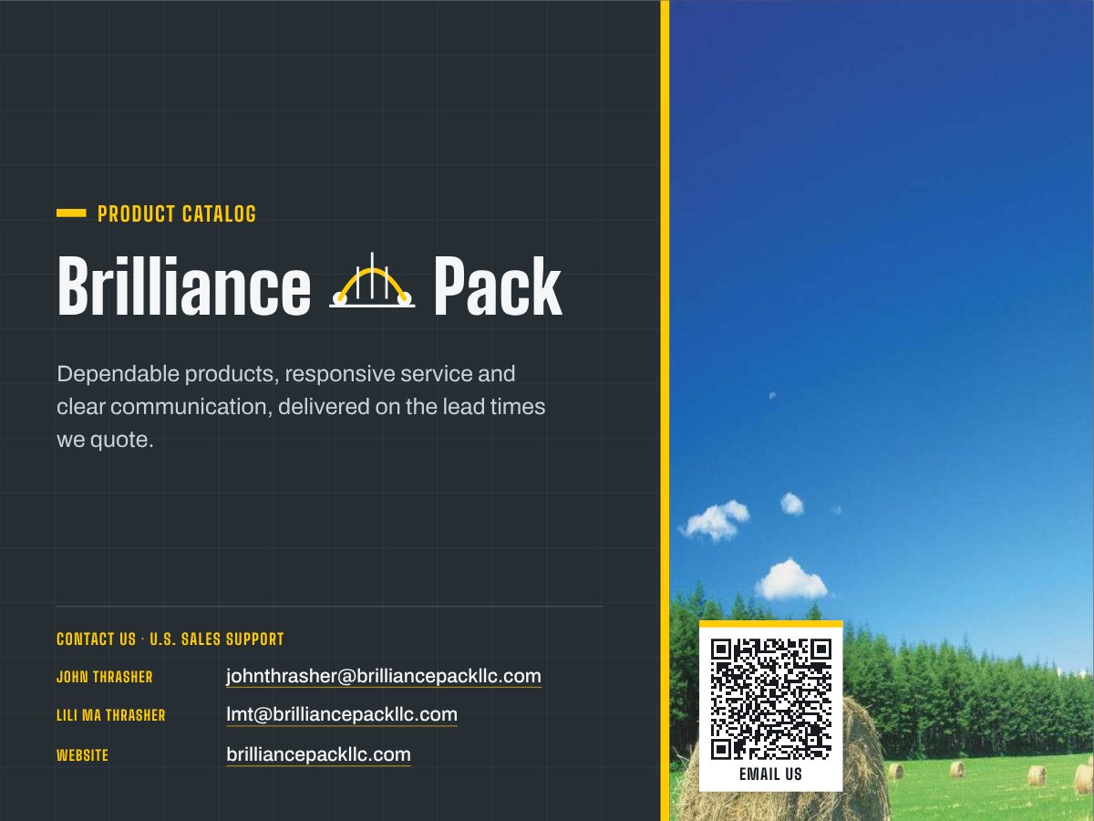 Cover of the Brilliance Pack product catalog