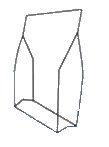 Flat-bottom side-gusset pouch