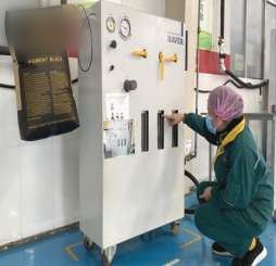 Bag air permeability tester